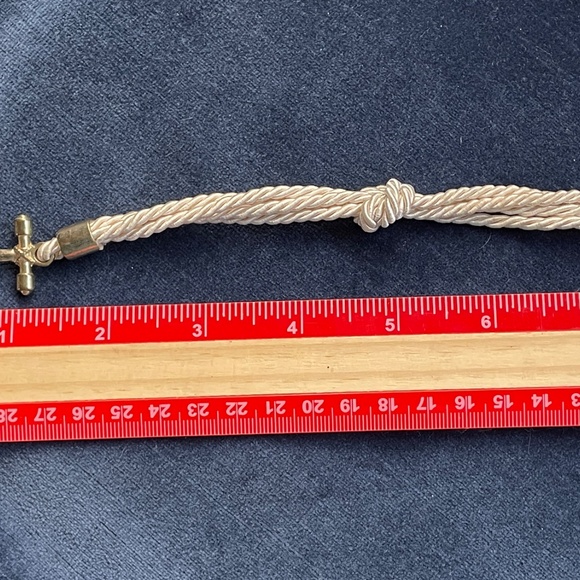 Anchor Nautical Knot Silk Bracelet NWT - Picture 6 of 6